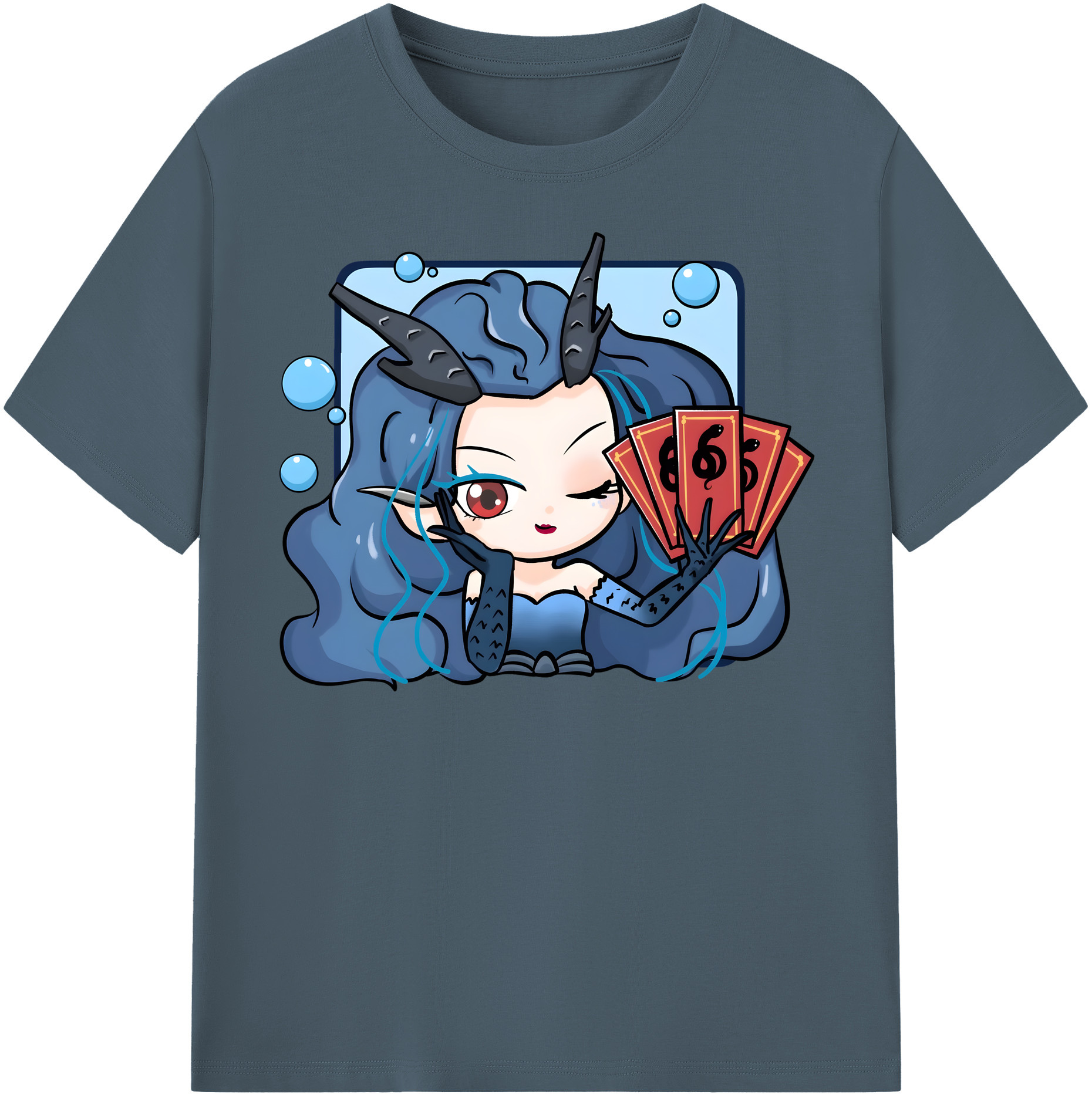 （画像用） Ne Zha 2 ナタ 魔童の大暴れ 綿100％半袖Tシャツ（フロントプリント）